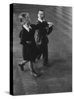 Public School Students Taking Rhythmic Dance Class-Howard Sochurek-Stretched Canvas