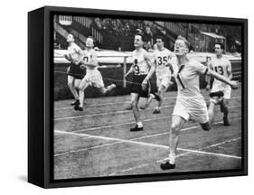 Public Schools Championships at White City-null-Framed Stretched Canvas