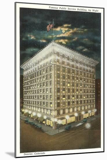 Public Service Building, Denver, Colorado-null-Mounted Art Print