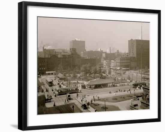 Public Square, Cleveland, Ohio-null-Framed Photo