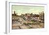 Public Square, Lima-null-Framed Art Print