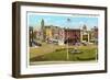 Public Square, Troy-null-Framed Art Print