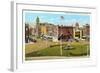 Public Square, Troy-null-Framed Art Print