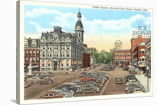 Public Square, Wooster-null-Stretched Canvas