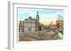 Public Square, Wooster-null-Framed Art Print