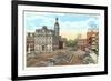 Public Square, Wooster-null-Framed Art Print