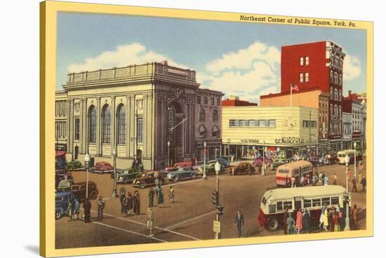 Public Square, York, Pennsylvania-null-Stretched Canvas