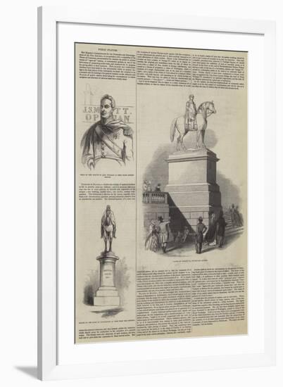 Public Statues-null-Framed Giclee Print