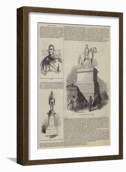 Public Statues-null-Framed Giclee Print