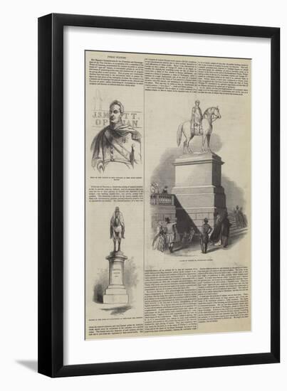 Public Statues-null-Framed Giclee Print