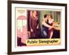 Public Stenographer, 1934-null-Framed Art Print