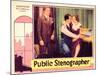 Public Stenographer, 1934-null-Mounted Art Print