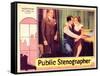 Public Stenographer, 1934-null-Framed Stretched Canvas