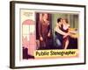 Public Stenographer, 1934-null-Framed Art Print