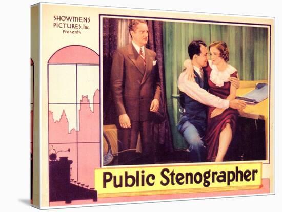 Public Stenographer, 1934-null-Stretched Canvas