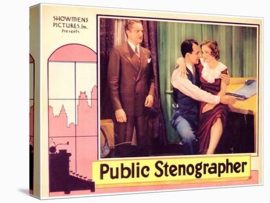 Public Stenographer, 1934-null-Stretched Canvas