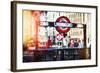 Public Subway - In the Style of Oil Painting-Philippe Hugonnard-Framed Giclee Print