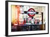 Public Subway - In the Style of Oil Painting-Philippe Hugonnard-Framed Giclee Print