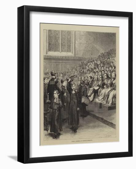 Public Supper at Christ's Hospital-Godefroy Durand-Framed Giclee Print