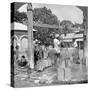 Public Water Wells, Mandalay, Burma, 1908-null-Stretched Canvas