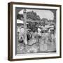 Public Water Wells, Mandalay, Burma, 1908-null-Framed Photographic Print