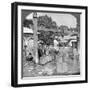 Public Water Wells, Mandalay, Burma, 1908-null-Framed Photographic Print