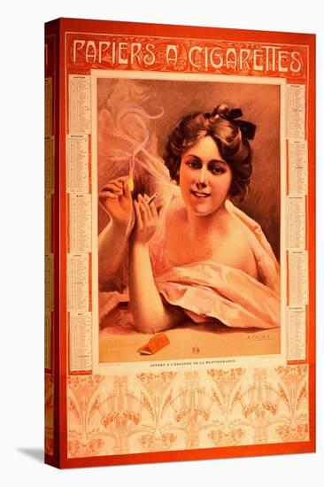 Publicity Calendar for Cigarette Papers-null-Stretched Canvas