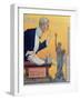 Publicity Calendar for the Cigarette Paper Manufacturer 'Rizla', Depicting President Woodrow Wilson-French School-Framed Giclee Print