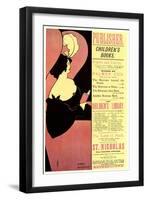 Publisher, Children's Books, 1894-Aubrey Beardsley-Framed Giclee Print