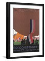 Publisher Gordon Bennett Invites You To A Rally In Stuttgart-null-Framed Art Print