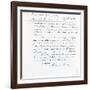 Publishing Contract Between Joseph Sheridan Le Fanu and Richard Bentley for 'The Chronicles of…-null-Framed Giclee Print