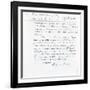 Publishing Contract Between Joseph Sheridan Le Fanu and Richard Bentley for 'The Chronicles of…-null-Framed Giclee Print