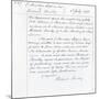 Publishing Contract Between Joseph Sheridan Le Fanu and Richard Bentley for 'The Chronicles of…-null-Mounted Giclee Print