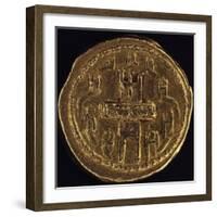 Publius Sulpicius Rufus Aureus Depicting Image of City of Tusculum with its Walls, 46 BC-null-Framed Giclee Print