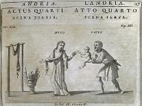 Roman Civilization, Relief of Theatre Scene from Comedy 'Andria'-Publius Terentius Afer-Giclee Print