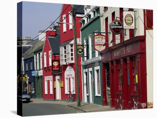 Pubs in Dingle, County Kerry, Munster, Eire (Republic of Ireland)-Roy Rainford-Stretched Canvas