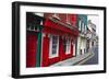 Pubs Lined Street, Kinsale, Ireland-George Oze-Framed Photographic Print