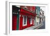 Pubs Lined Street, Kinsale, Ireland-George Oze-Framed Photographic Print