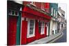 Pubs Lined Street, Kinsale, Ireland-George Oze-Stretched Canvas