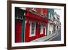 Pubs Lined Street, Kinsale, Ireland-George Oze-Framed Photographic Print