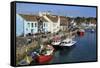 Pubs on Custom House Quay, Weymouth, Dorset, England, United Kingdom, Europe-Richard Cummins-Framed Stretched Canvas