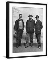 Puccini and Librettists-null-Framed Photographic Print