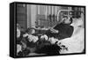 Puccini Deathbed-null-Framed Stretched Canvas