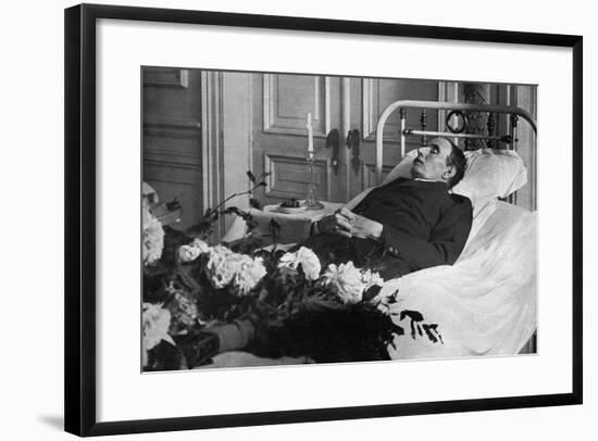 Puccini Deathbed-null-Framed Photographic Print