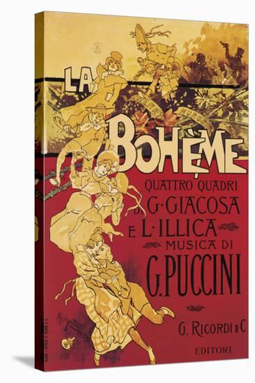 Puccini, La Boheme-Adolfo Hohenstein-Stretched Canvas