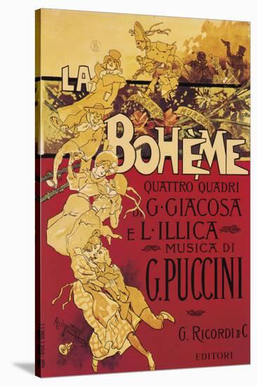 Puccini, La Boheme-Adolfo Hohenstein-Stretched Canvas