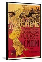 Puccini, La Boheme-Adolfo Hohenstein-Framed Stretched Canvas