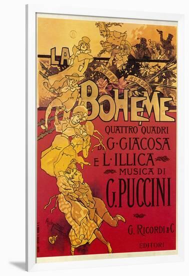 Puccini, La Boheme-Adolfo Hohenstein-Framed Photographic Print