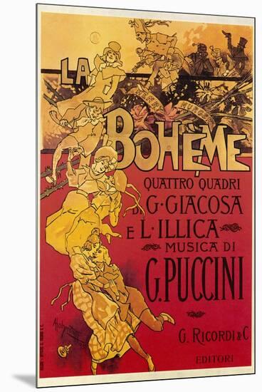 Puccini, La Boheme-Adolfo Hohenstein-Mounted Premium Photographic Print