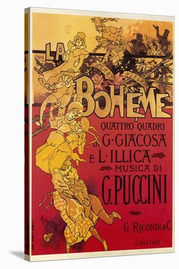 Puccini, La Boheme-Adolfo Hohenstein-Stretched Canvas